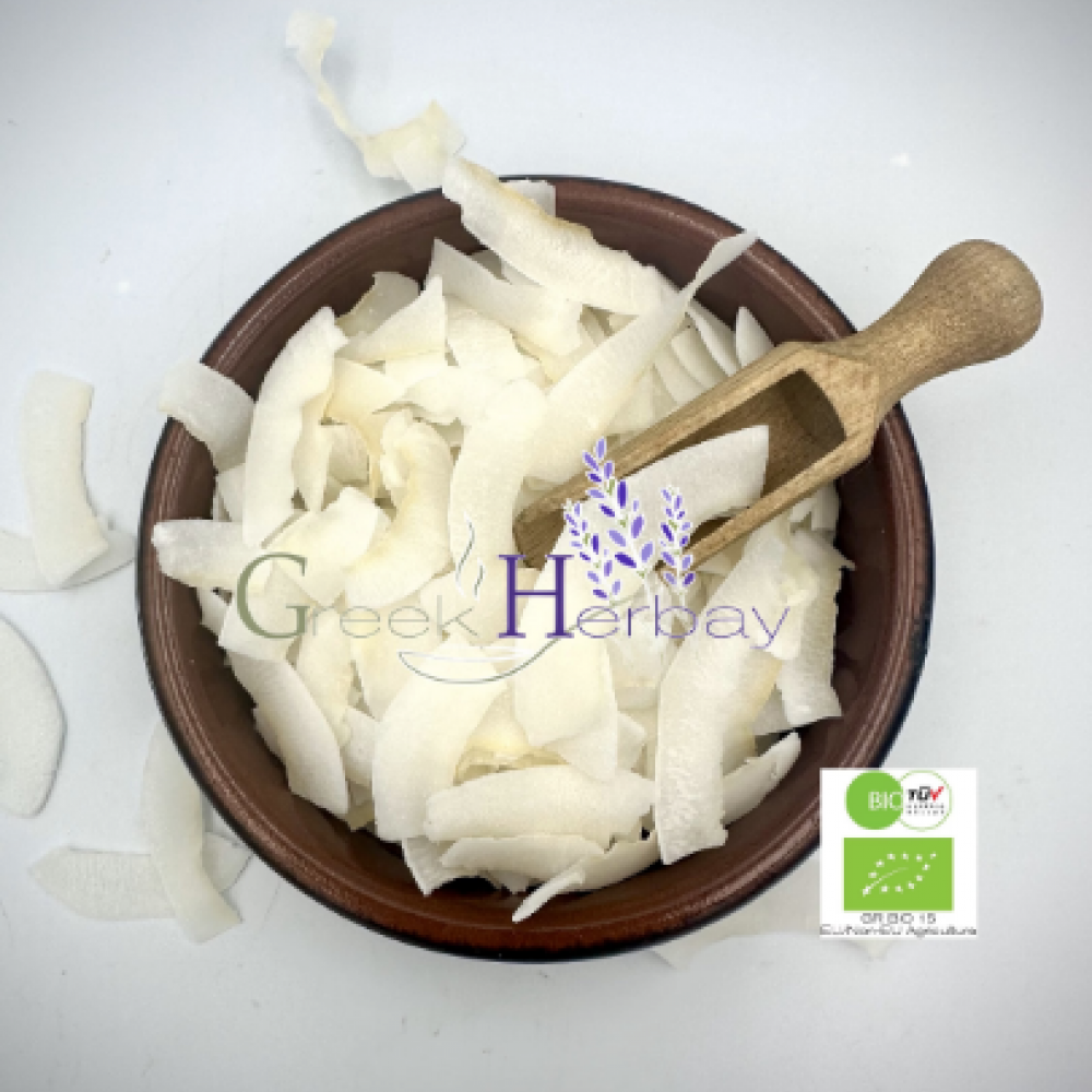 100% Organic Raw Coconut Flakes / Chips -Cocos Nucifera - Superior Quality Nuts&Snack | No Sugar Added {Certified Bio Product}