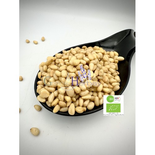 100% Organic Pine Nuts Whole Seeds - Pinus Gerardiana - Superior Quality Nuts&Snacks {Certified Bio Product}