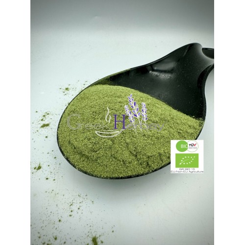 100% Organic Alfalfa Leaf Ground Powder - Medicago Sativa - Superior Quality Superfoods {Certified Bio Product}