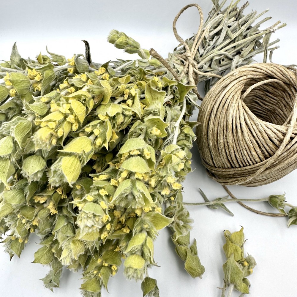 100% Organic Greek Mountain Tea - Whole Loose Herbal Tea - Sideritis Raeseri - Superior Quality Herbs&Spices {Certified Product GR-Bio}