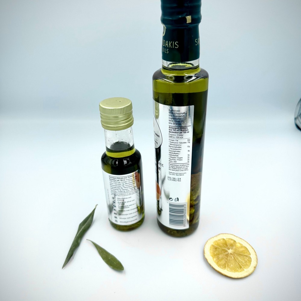 Greek Olive Oil Condiment With Orange - Superior Quality Olive Oil Condiment