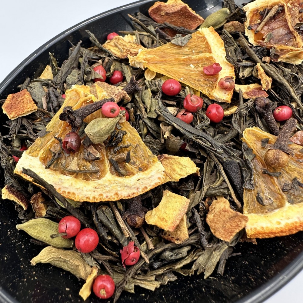 100% Mixed Tea ~ Four Seasons ~ Green Tea Loose Herbal Tea blend - Superior Quality