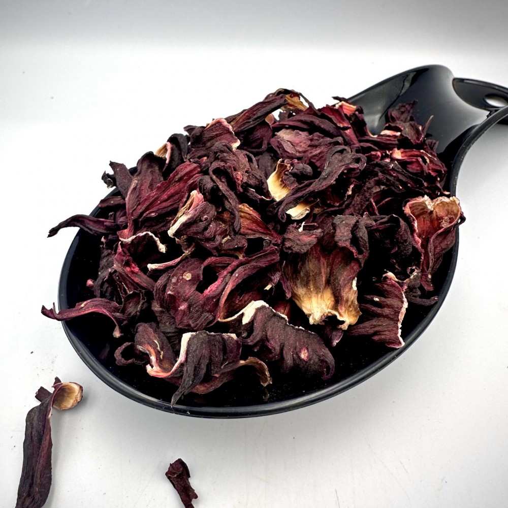 Hibiscus Dried Flowers Loose Herbal Tea - Hibiscus Sabdariffa - Superior Quality Herbs