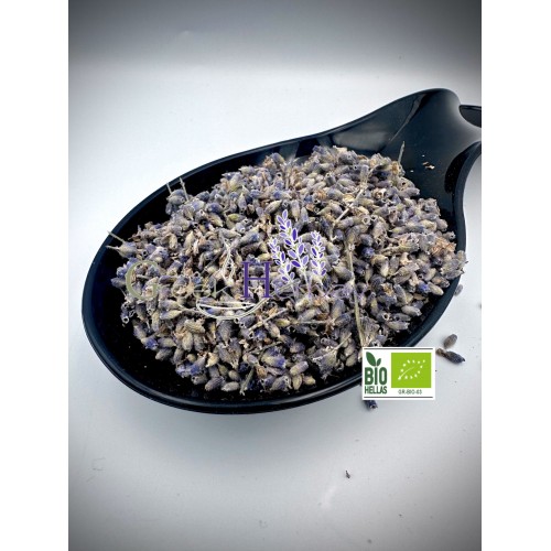 100% Organic Greek Lavender Flower Buds - Lavandula Officinalis - Superior Quality Dried Herbs {Certified Bio Product}