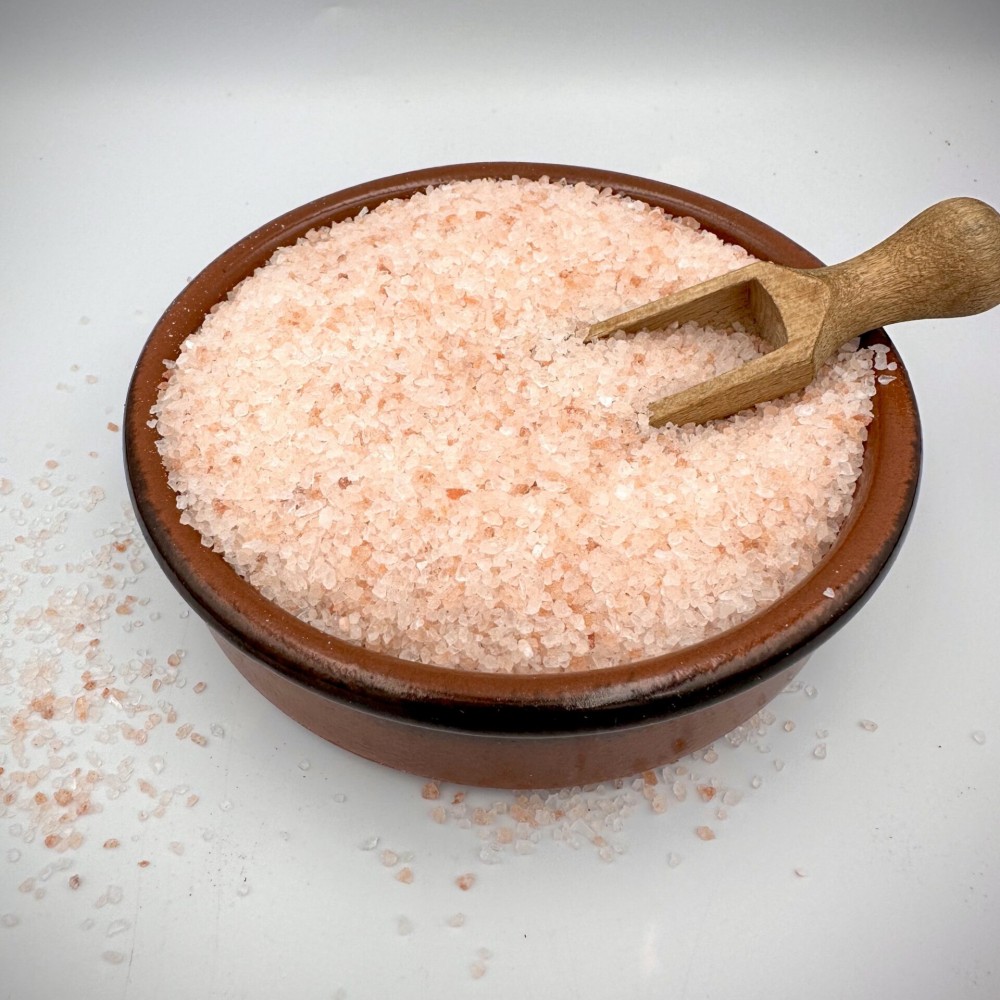 100% Himalayan Pink Salt Fine Grade Pink,Food Grade Chunky Crystals - Superior Quality - Herbs-Spices