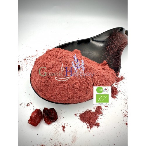 100% Organic Cranberry Fruit Extract Powder - Vaccinium Macrocarpon - Superior Quality Superfood&Powders {Certified Bio Product}