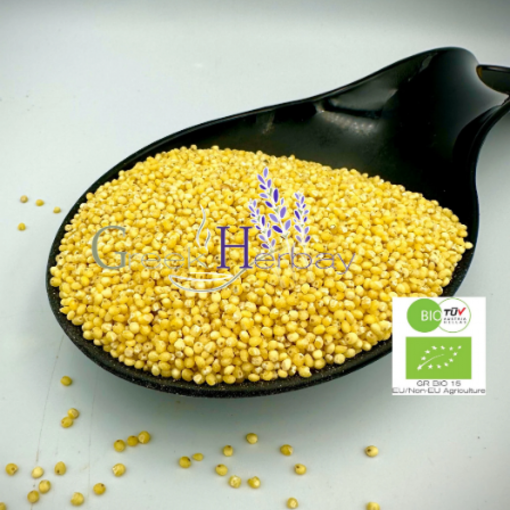 100% Organic Millet Grain Whole Seeds Golden Pearls - Superior Quality Superfood&Seeds{Certified Bio Product}
