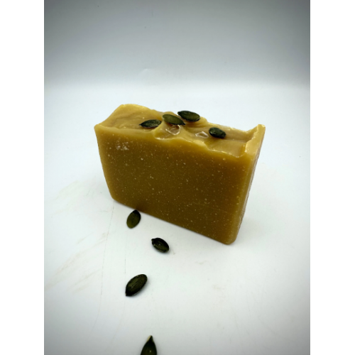 100% Handmade Natural Pumpkin Seed Soap With Greek Olive Oil Soap - Herbal Body&Face Care Soap - Superior Quality Skin texture Soap