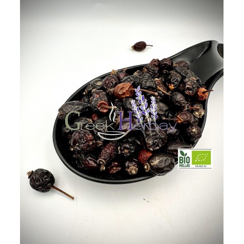 100% Organic Greek Dried Whole Rosehips Loose Herbal Tea - Rosa Canina - Wild Dog Rose Herb - Superior Quality Herbs & Spices