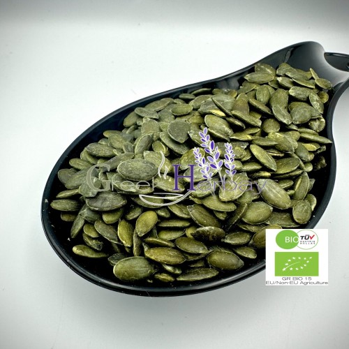 100% Organic Raw Pumpkin Seeds - Cucurbita Pepo - Superfood Nuts&Seeds (Omega-3) {Certified Bio Product}
